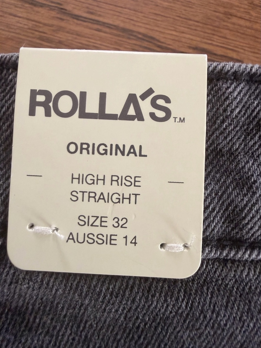 ROLLA'S Original High Rise Straight in Black - Picture 5 of 5